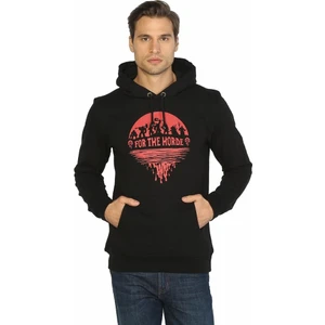 Bant Giyim Wow Warcraft Siyah Kapüşonlu Erkek Sweatshirt
