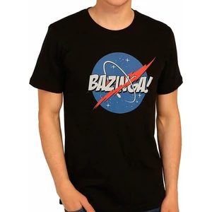 Bant Giyim Big Bang Theory Nasa Siyah Erkek T-Shirt