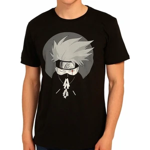Bant Giyim Naruto Kakashi Hatake Siyah Erkek T-Shirt