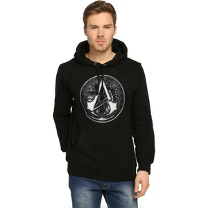 Bant Giyim Assassin'S Creed Siyah Kapüşonlu Erkek Sweatshirt