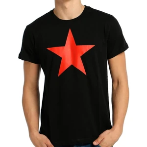 Bant Giyim Kızılyıldız Siyah Erkek T-Shirt