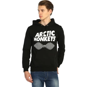 Bant Giyim Arctic Monkeys Siyah Kapüşonlu Erkek Sweatshirt Hoodie