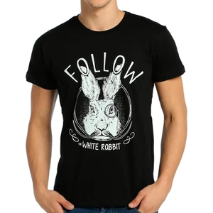 Bant Giyim White Rabbit Tavşan Siyah Erkek T-Shirt