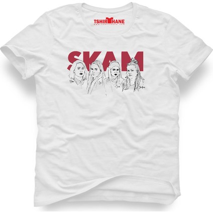Skam Beyaz Erkek T-Shirt