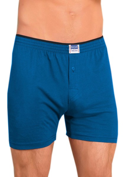 1099 Erkek Renkli Boxer Short Petrol