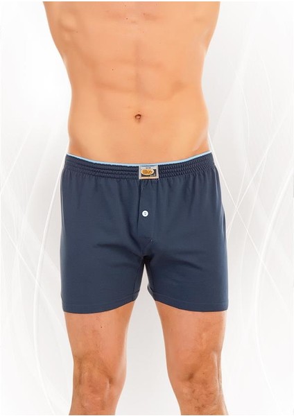 011 Düz Renkli Penye Boxer