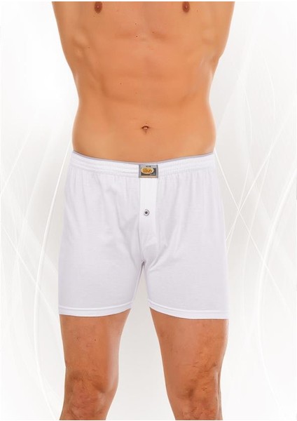 011 Düz Renkli Penye Boxer