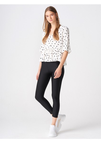 4001 Naylon Tayt-Siyah