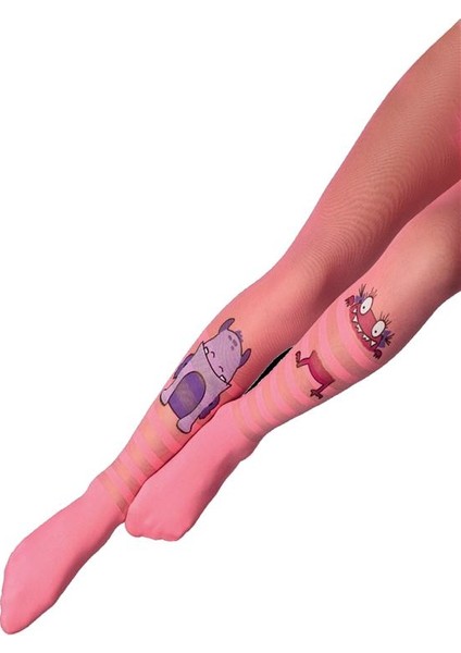 Kız Çocuk Little Monsters Külotlu Çorap