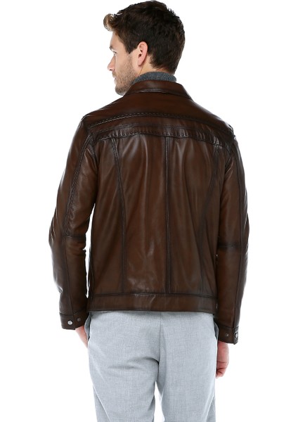Pc-1349/A Deri Erkek Mont
