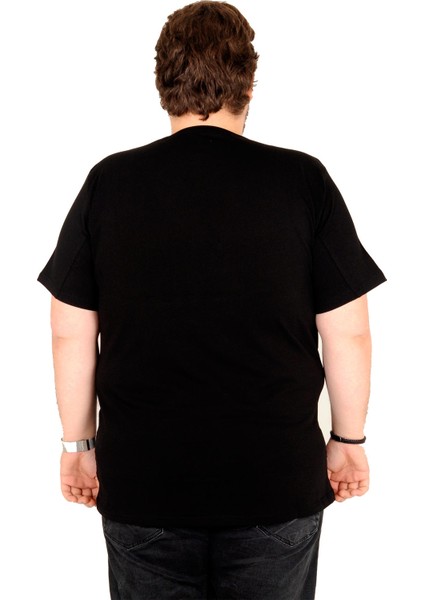 T-Shirt Super Bisiklet Yaka 18149 Siyah