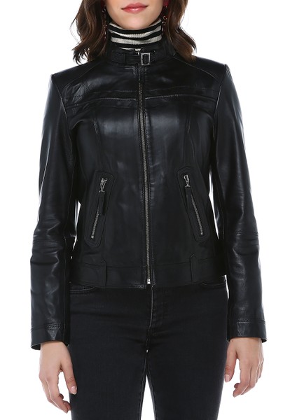 Yb-2028 Hakiki Kuzu Derisi Kadın Mont fırsatları