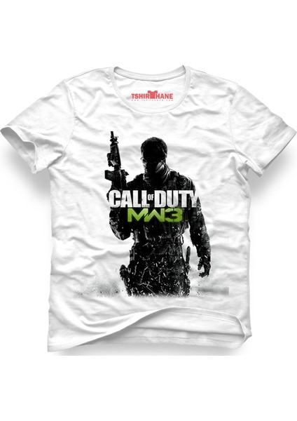 Call Of Duty Beyaz Erkek T-Shirt
