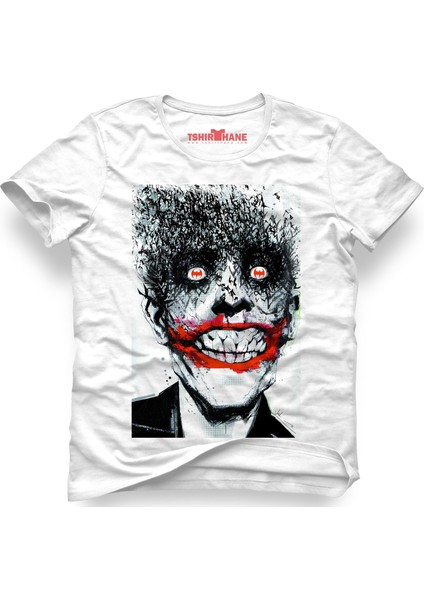 Joker Beyaz Erkek T-Shirt