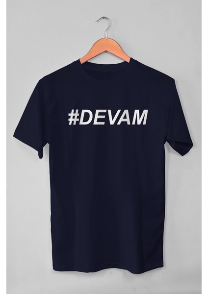 Devam #Devam Lacivert Erkek T-Shirt