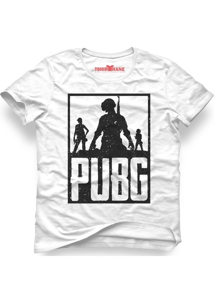 Pubg Team Beyaz Erkek T-Shirt
