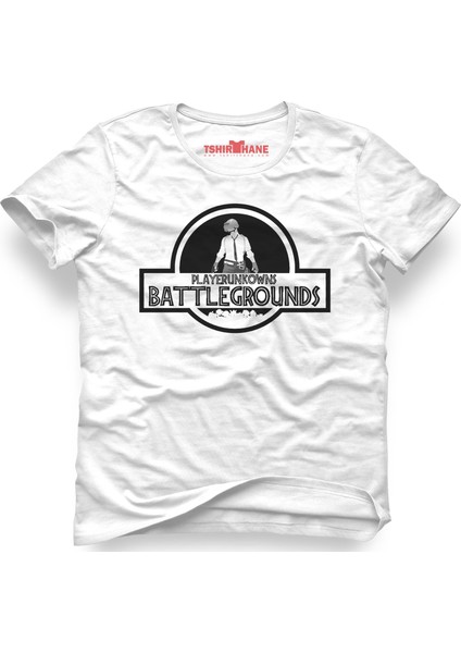 Pubg Battlegrounds Beyaz Erkek T-Shirt