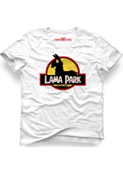 Fortnite Lamapark Beyaz Erkek T-Shirt