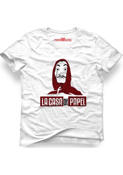 La Case De Papel Hodie Beyaz Erkek T-Shirt