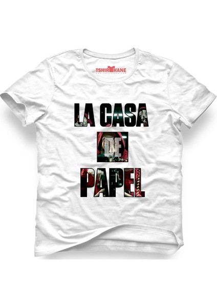 La Case De Papel Oslo Beyaz Erkek T-Shirt