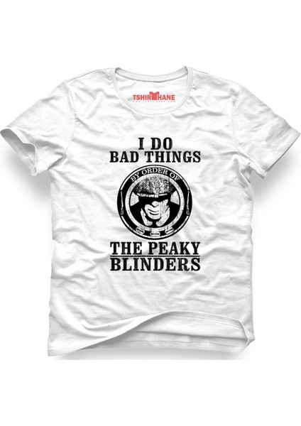 Peaky Blinders Tommy Shelby Cillian Murphy, Sam Neill, Helen Mccrory Beyaz Erkek T-Shirt