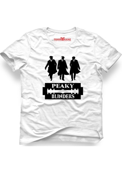 Peaky Blinders Tommy Shelby Jilet Beyaz Erkek T-Shirt