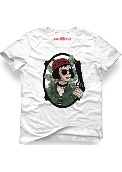 Leon & Mathilda The Professional Mirror Sevginin Gücü Beyaz Erkek T-Shirt