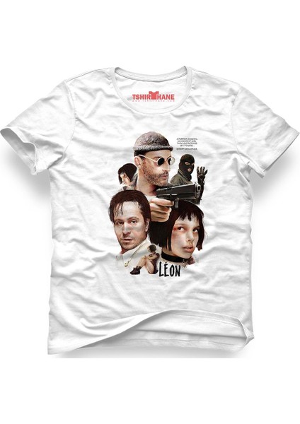 Leon & Mathilda The Professional Sevginin Gücü (2) Beyaz Erkek T-Shirt