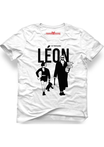 Leon & Mathilda The Professional Sevginin Gücü Film Beyaz Erkek T-Shirt