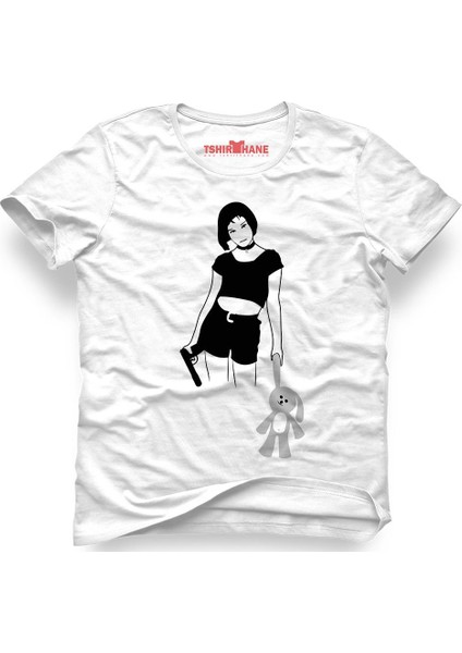 Leon The Professional Mathilda Sevginin Gücü Gun Beyaz Erkek T-Shirt