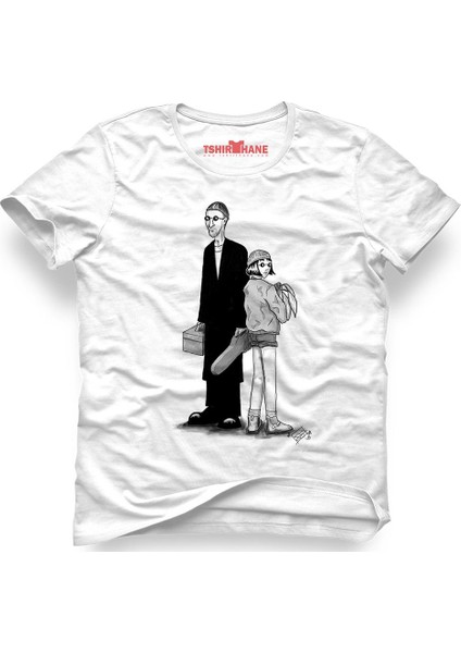 The Professional Mathilda Leon Sevginin Gücü Smoke Beyaz Erkek T-Shirt