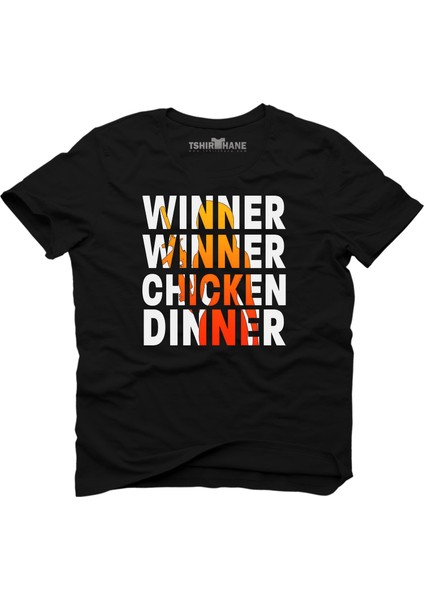 Pubg Winner Women Siyah Erkek T-Shirt