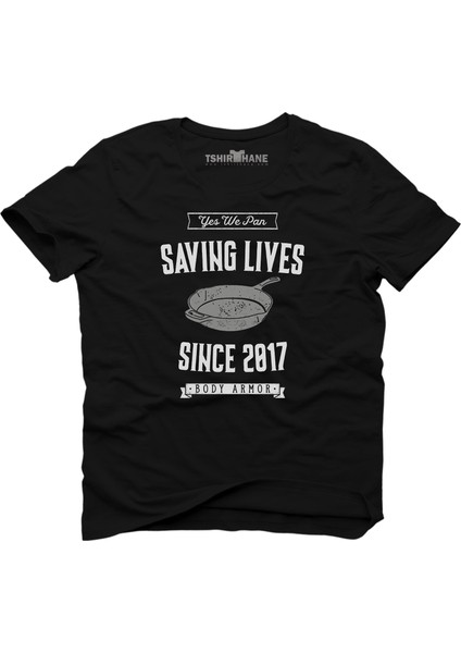Pubg Yes We Pan Since 2017 Siyah Erkek T-Shirt