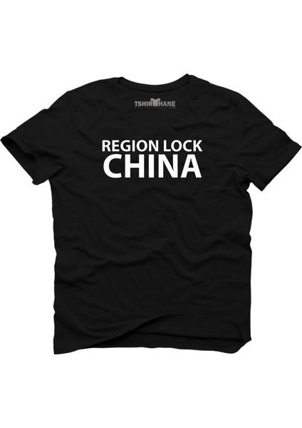 Pubg Region Lock China Siyah Erkek T-Shirt