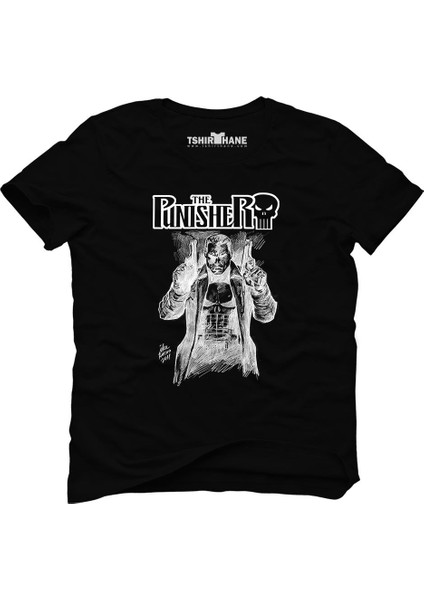The Punisher Frank Castle Siyah Erkek T-Shirt