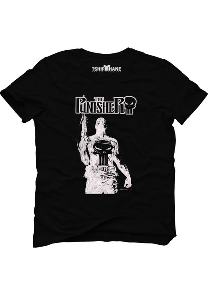 The Punisher Frank Castle Jon Bernthal Siyah Erkek T-Shirt