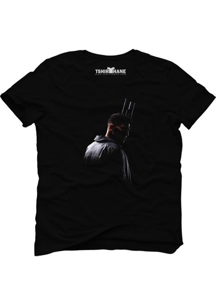 The Punisher Gun Siyah Erkek T-Shirt
