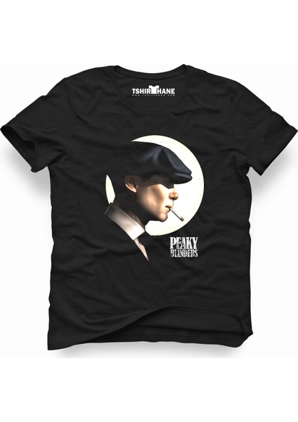 Peaky Blinders Tom Shelby Siyah Erkek T-Shirt