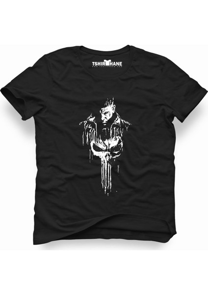 Punisher Siyah Erkek T-Shirt