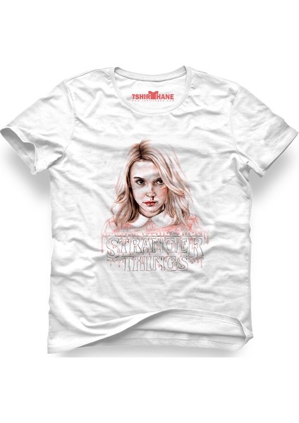 Stranger Things Max Beyaz Erkek T-Shirt