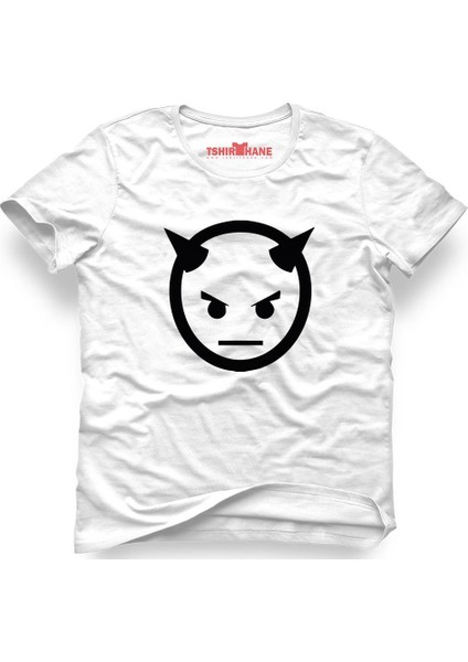 Lucifer Devil Beyaz Erkek T-Shirt