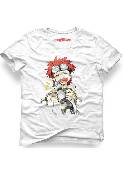 One Piece Monkey D. Luffy Manga Anime Beyaz Erkek T-Shirt