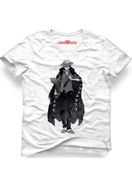 One Piece Monkey D. Luffy Manga Anime Beyaz Erkek T-Shirt