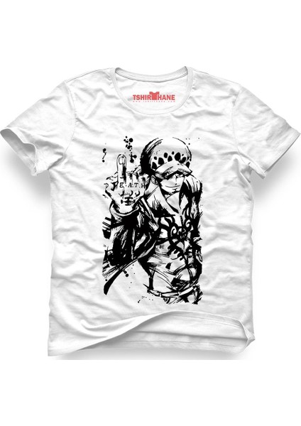 One Piece Monkey D. Luffy Manga Anime Lacivert Erkek T-Shirt