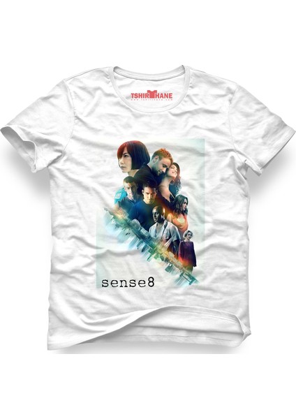 Sensei8 Beyaz Erkek T-Shirt