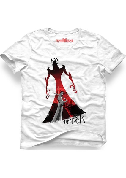 Samuray Jack Samurai Jack Beyaz Erkek T-Shirt