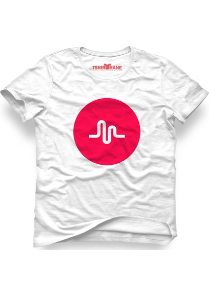 Musically Tik Tok Logo Beyaz Erkek T-Shirt