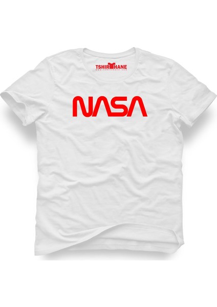 Nasa Mars Uzay Beyaz Erkek T-Shirt