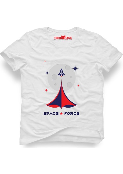 Nasa Mars Uzay Beyaz Erkek T-Shirt