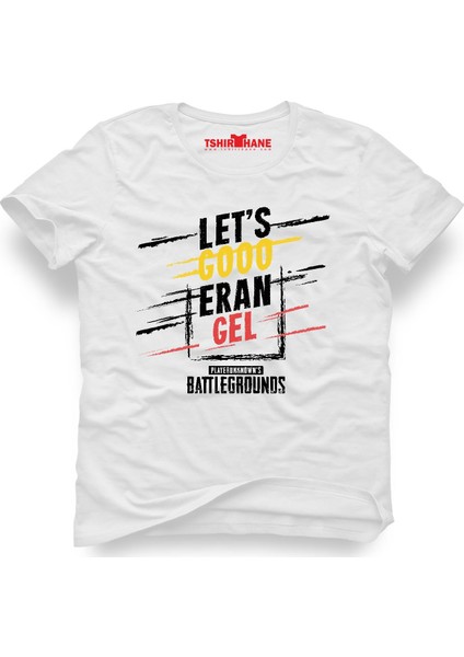 Pubg Lets Go Erangel Beyaz Erkek T-Shirt